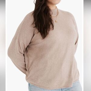 Madewell Ashbury Mockneck Sweater Size XXL Merino Wool Alpaca